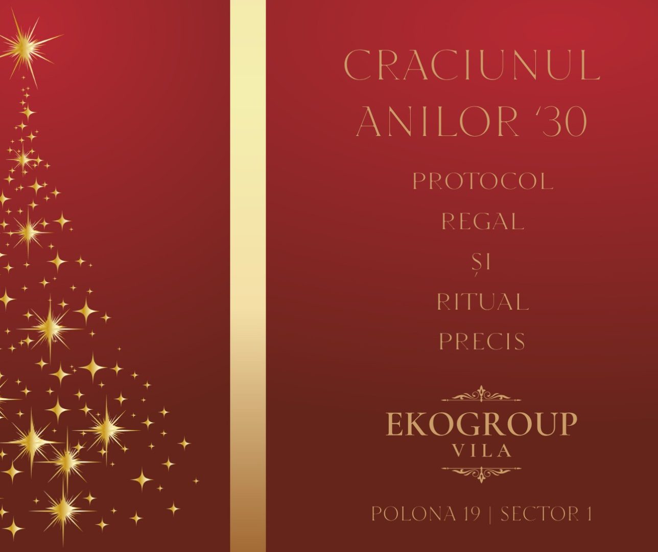 Eko Group Vila: O Experiență de Crăciun în Eleganța Anilor '30